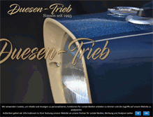 Tablet Screenshot of duesen-trieb.com